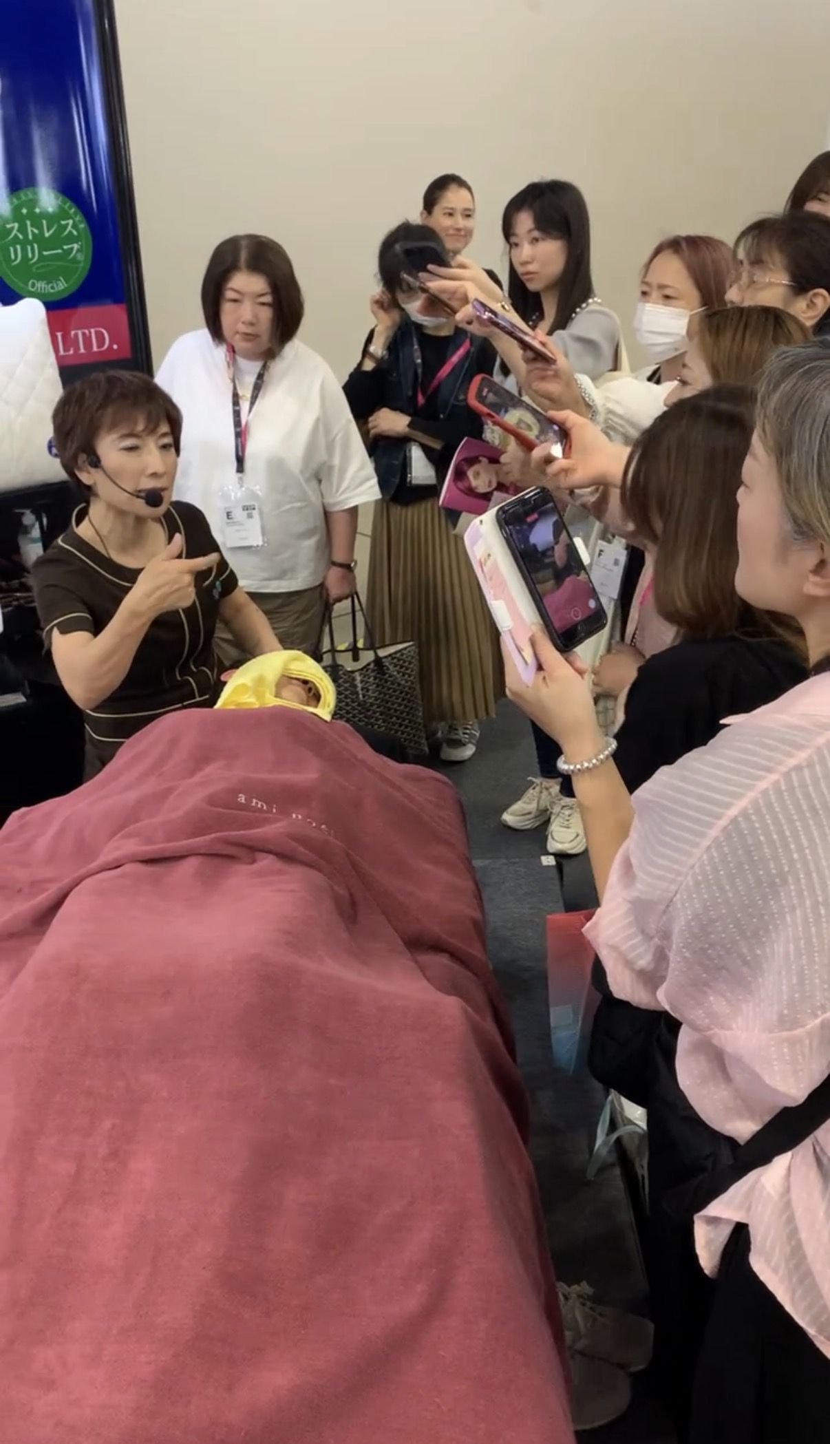 展示会に出展されたストレスリリーブ®︎公式ブース